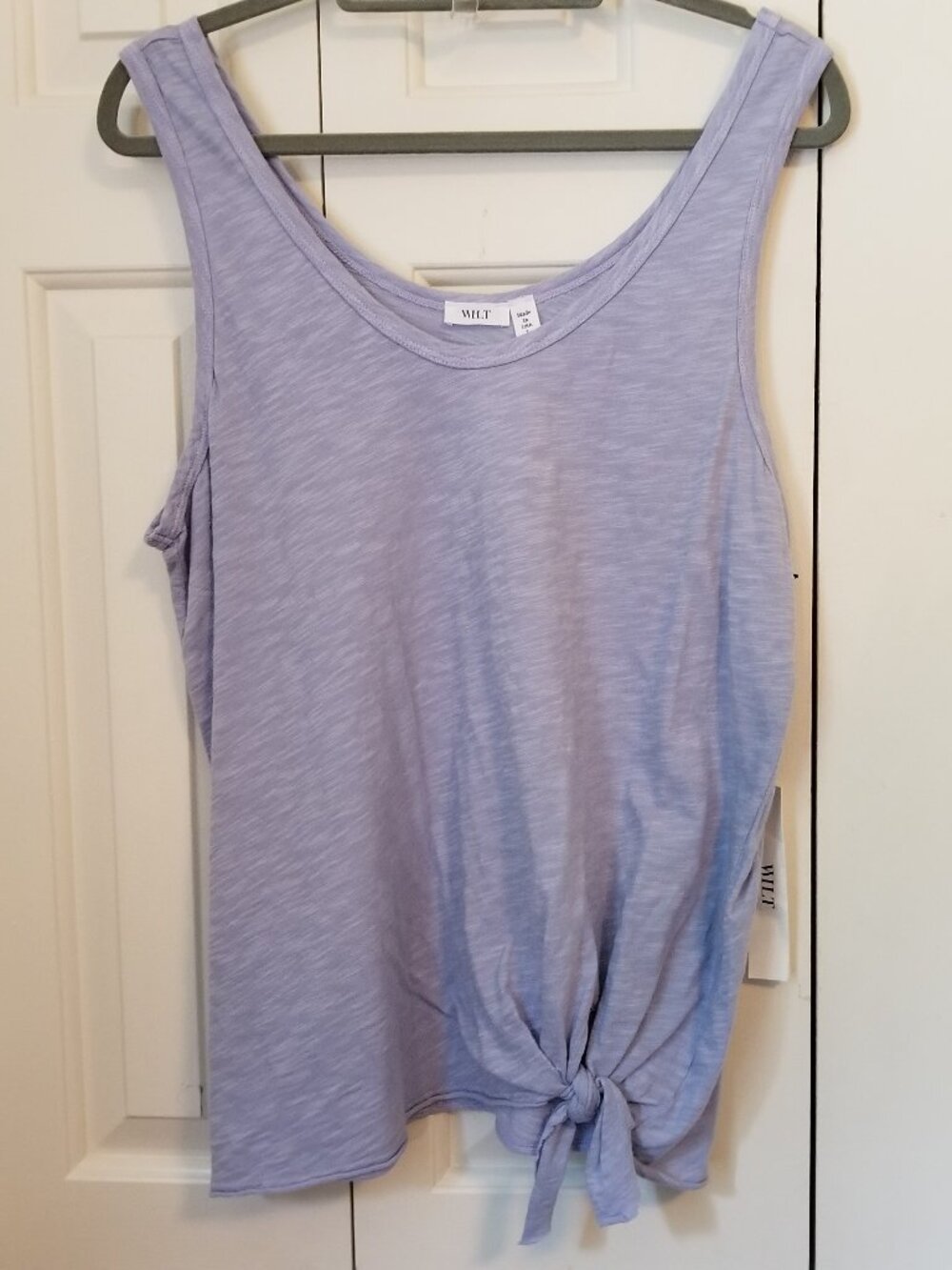 WILT NWT TOP pale violet L